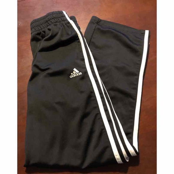 adidas Bottoms | Blackwhite Kids Pants Size 1012 | Poshmark adidas Bottoms | Track Pants Black White Stripe Kids 1012